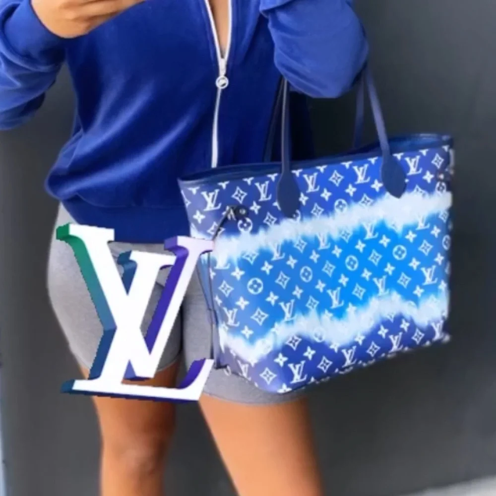 LV ESCALE NEVERFULL MM BLUE - Picture 2 of 5
